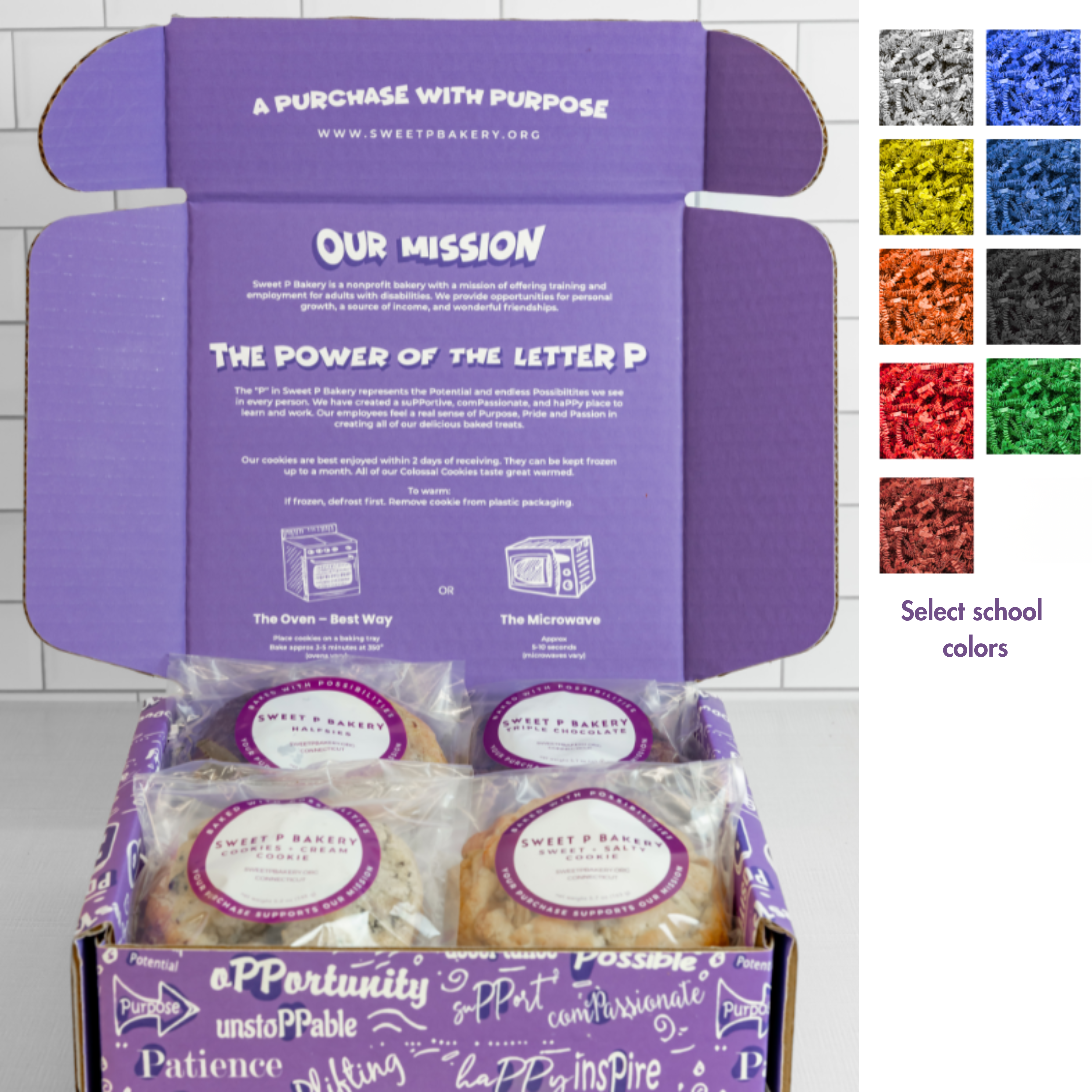 College Colossal Cookies Box 6 pack